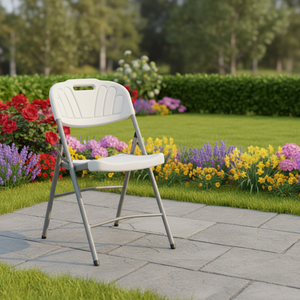 Sıcak satış bahçe plastik sandalye düğün etkinlikleri için hafif istiflenebilir taşınabilir beyaz Fanny veranda açık - Product Image 3