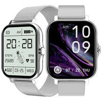 Montre connectée Y13 en acier inoxydable avec double bracelet en silicone, tracker d'activité, boussole, IP67, dorée, carrée, montre de sport, Reloj Inteligente
