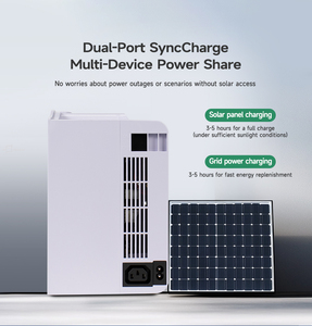Estación de Energía Portátil de Larga Duración, 300W 1000Wh, Batería de Litio, Onda Sinusoidal Pura, MPPT, Respaldo para el Hogar, Camping, Súper Silenciosa para Routers - Product Image 2