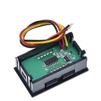 Voltmètre CC à trois fils Yu Wei avec affichage numérique LED de 0,56 pouce pour protection contre l'inversion de polarité CC 0V-30,0V