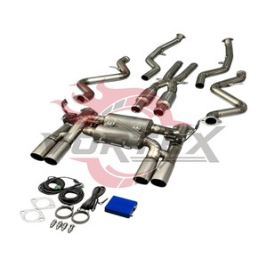 ท่อไอเสียด้านหลังแบบไทเทเนียมน้ำหนักเบามากสำหรับ E93 M3 E92 S65ระบบระบาย V8ด้วยท่อไอเสียแบบท่อ X - Product Image 2