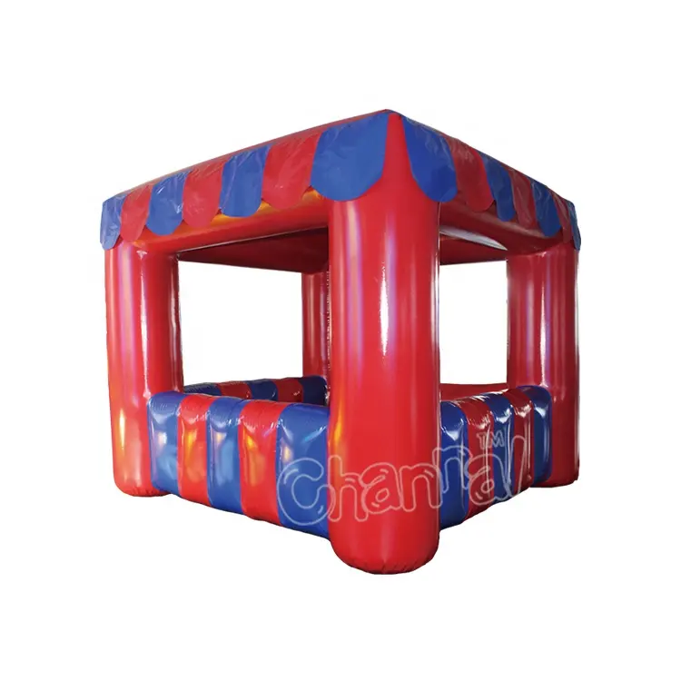 Red&Blue Booth Tent For Little Boys And Girls Playing Games Together Inflatable Carnival Booth With Commercial Grade Quality