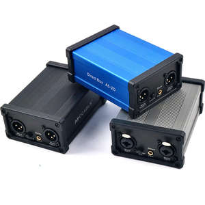 Convertisseur audio double canal à faible bruit <span class=keywords><strong>DI1</strong></span>, boîte DI passive, connecteur XLR, multifonctionnel pour guitare, vidéo et audio - Product Image 3