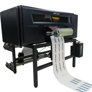 INKGIANT A2 Tamanho UV DTF Etiqueta Máquina De Impressão 4 pcs TX800 cabeças de impressão uv ouro etiqueta Inkjet impressora
