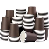 Gobelet en papier jetable à paroi simple personnalisé à vente chaude, PLA, 2,5 oz/3 oz/4 oz/7 oz/8 oz/10 oz/12 oz/14 oz, gobelet en papier imperméable pour la dégustation de café