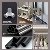 Meubles de chambre à coucher en tissu de toile pliable de style moderne pour le salon ou l'école
