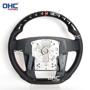 Volante de Fibra de Carbono Hydro-Dip para F150 Svt 2011 2009-2014 con Agarre de Cuero Perforado (Envío desde Almacén en EE. UU.) - Product Image 2