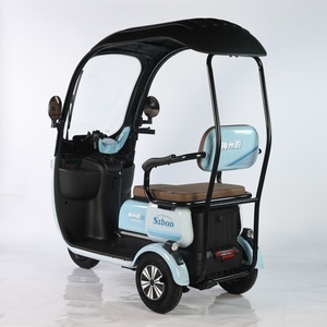 Triciclo Eléctrico de Pasajeros para Adultos, de 3 Ruedas, Tipo Taxi, con Cubierta Completa, E-Trike para Pasajeros - Product Image 6