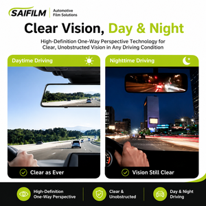 ฟิล์มกรองแสงรถยนต์ Ultra <span class=keywords><strong>HD</strong></span> 4Mil นาโนเซรามิก PET ป้องกันความร้อนสูง ปลอดภัย - Product Image 5