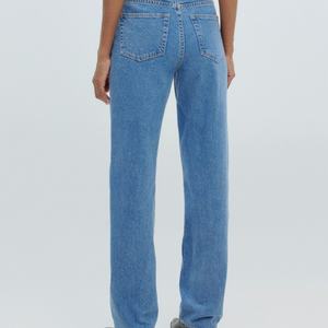 Jeans de Mujer, Verano, Chic, Casual, Corte Alto, Rasgados, Nueva Colección de Moda, Pantalones Acampanados, Estilo Vintage, Bolsillos con Botones, Transpirables, Talla XL - Product Image 2