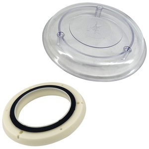 Tapa de escotilla de acero inoxidable de 227 mm para barco, pieza de repuesto para reparación de herrajes marinos - Product Image 1