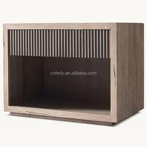 Comodino di lusso moderno in legno Smart cassetto camera da letto mobili comodino