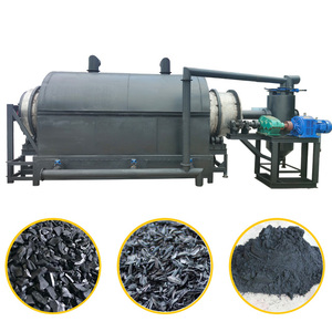 Horno de Carbonización Rotatorio RDF para Cáscaras de Palma, Cacahuetes y Residuos Domésticos e Industriales, Máquina para Hacer Carbón Vegetal en India - Product Image 2