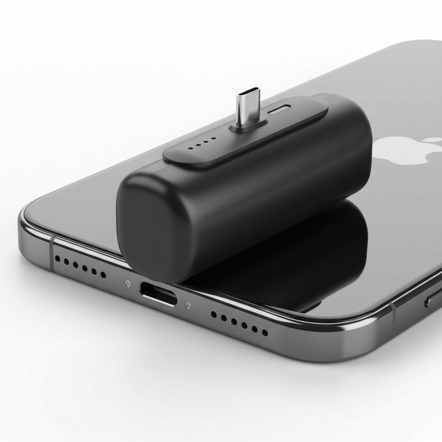 Portable Power Bank Small Emergency Charger for Phones & Earbuds