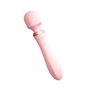 Multi-frequency Strong Shock G-point Massage Stick Female Masturbation Silicone Heated Vibrator Sexy Rotating Masturbator