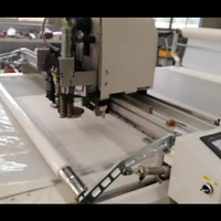 Realtop CNC Teppich- und Fußmatten-Oszilliermesser-Schneidemaschine für die Textilproduktion