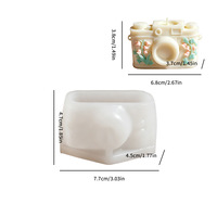 Moule en silicone 3D motif campanule pour bougie, diffuseur de parfum DIY, figurine en plâtre