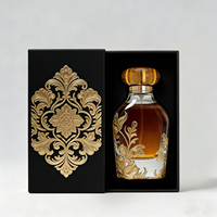 Flacon de parfum vide unique 30ml 50ml 100ml, flacon pulvérisateur avec pompe, finition mate, gravure à chaud, coffret cadeau de luxe