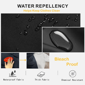 All'ingrosso Logo personalizzato impermeabile in <span class=keywords><strong>nylon</strong></span> appeso per la pulizia del supermercato Chef stilista barbiere ristoranti bellezza grembiule per unghie - Product Image 5