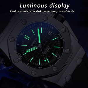 Reloj de Pulsera de Cuarzo para Hombre SANDA 7032, Cristal Azul, Calendario Simple, Resistente al Agua, Reloj de Negocios de Moda para Hombre - Product Image 5
