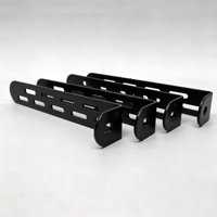 Supports de montage métalliques robustes personnalisés en acier, aluminium et acier inoxydable, revêtus par poudre