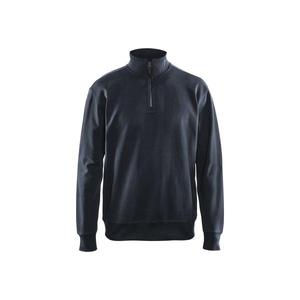 BLAKLADER - 336911588600XL Sweat avec demi-zip Bleu marine foncé-EAN 7330509605165 WORK HOODIES - Product Image 1