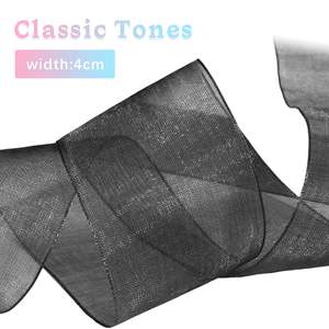 Lacets de chaussures en gros, plats, décontractés, en polyester, en soie, en organza, en satin fantaisie, pour baskets, bottes, élastiques personnalisés - Product Image 3