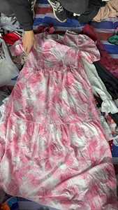 Elegantes Vestidos Midi Acampanados para Mujer con Cintura Alta, Volantes, Manga Acampanada, Cuello en V, Estampado de Primavera, Chifón, Casual, Lavable, Maxi - Product Image 2