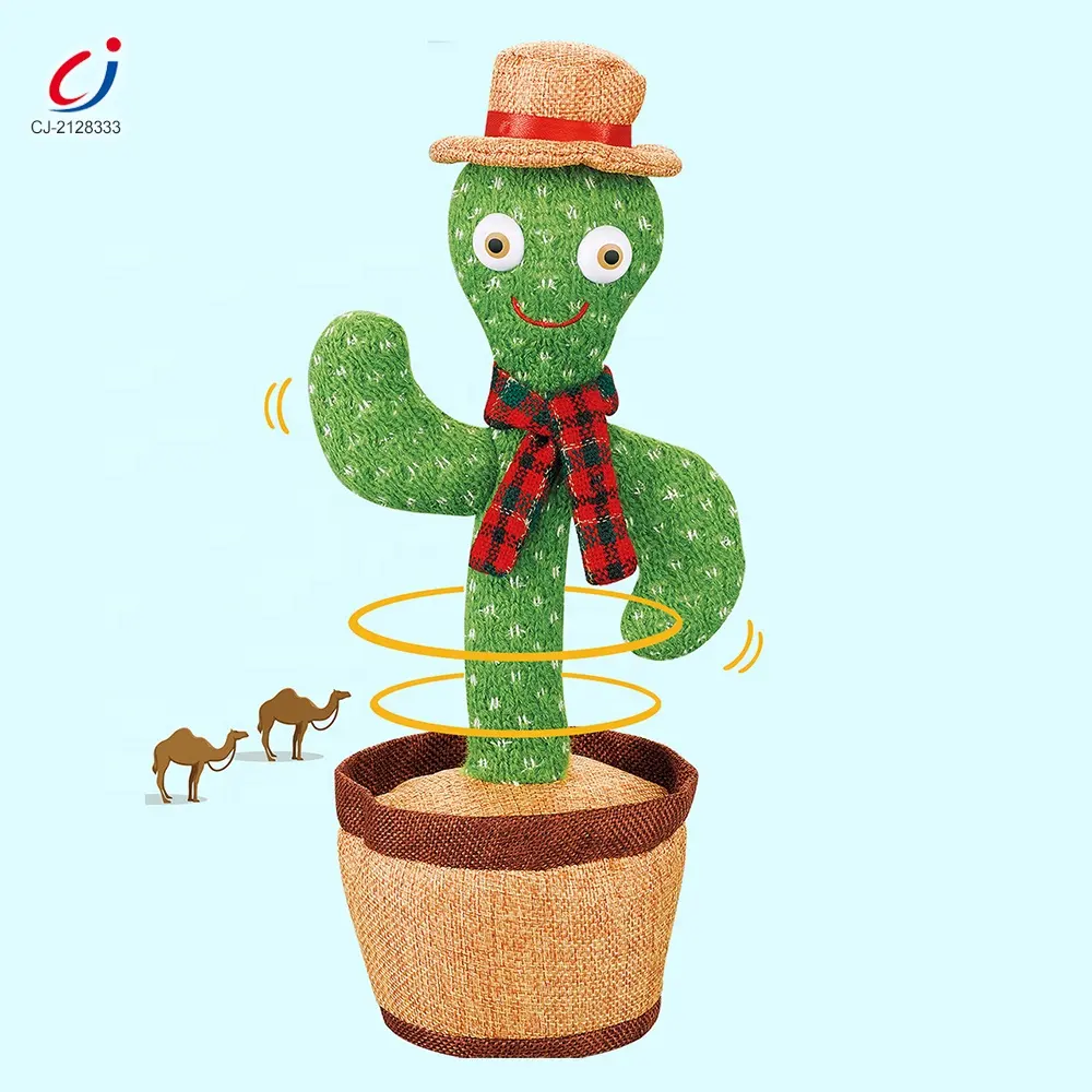 Juguetes all'ingrosso peluche Talkings Cactus giocattolo danza Cactus Bailarin educazione bambini Cactus giocattolo con canzone