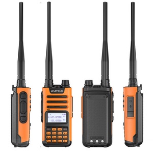 For BF-UV13PRO Portable Two-way for Powerful Handheld USB Type-C Charging <b>Walkie</b> <b>Talkie</b> Long Range 5W VHF/UHF IPX-1 Water - Product Image 1