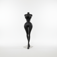 Mannequin féminin de corps entier en or mat de l'usine de Guangzhou, taille petite, hanches larges, mannequin de corps entier en or de grande taille