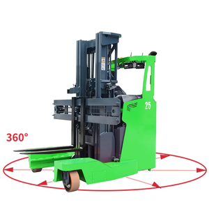 Lorong sempit Forklift 4 cara mencapai tumpuk 2500kg Forklift pemuat samping - Product Image 1