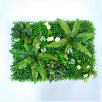Vividx266 — mur d'extérieur décoratif avec gazon artificiel, panneau mural en fausse herbe pour l'extérieur, vert, plante, arrière-plan