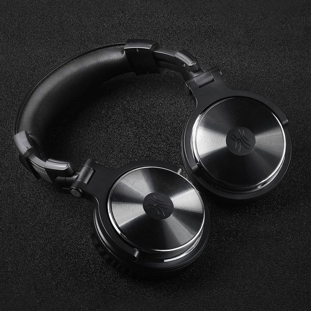 Hifi Stereo DJ Headphones with Studio Monitor & Mixing DJ Stereo Headsets with Microphone Wired Over Ear Monitoring Headset