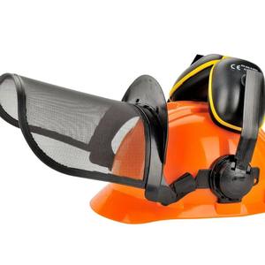 <span class=keywords><strong>Casque</strong></span> de sécurité forestier EN397 pour la coupe du bois, équipement de travail en forêt, combo <span class=keywords><strong>casque</strong></span> de sécurité + protège-oreilles + visière en maille, norme CE - Product Image 4