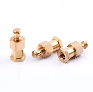 Supply customized processing of copper rivet CNC machining centers for hardware processing parts