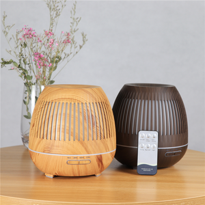 Regalos promocionales, máquina de aromaterapia de grano de madera con Control remoto, Purificación del hogar, humidificador de pulverización de luz nocturna Led de <span class=keywords><strong>aire</strong></span> - Product Image 1