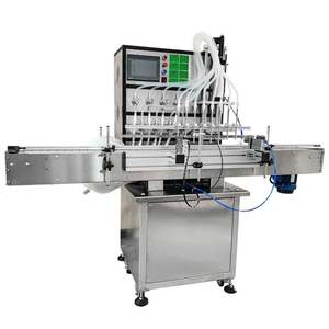 Machines de remplissage automatiques à 8 têtes pour sauces piquantes, pâtes, shampoings, savons, bouteilles en plastique, jus d'orange et miel, résistantes à la chaleur - Product Image 3