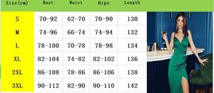 Vêtements européens le nouveau rouge Sexy sans bretelles col en V dos nu fendu jarretelle vert élégant tempérament longue jupe robe formelle - Product Image 3