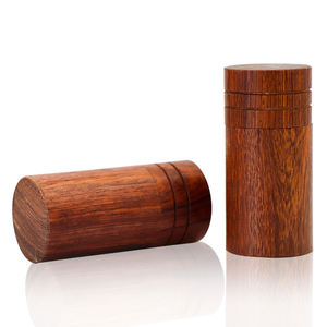 Boîte de rangement en bois pour tabac, 2.4 pouces de haut, conteneur pour herbes sèches, fournitures de boutique - Product Image 3