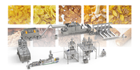 Machine à flocons de maïs à faible coût, ligne de traitement des flocons de céréales, machine à fabriquer des céréales pour le petit-déjeuner