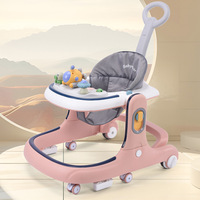 Marche-bébé pour bébés de 6 à 18 mois, en plastique, capacité de charge de 10 kg, empêche les jambes en O, prévention des retournements latéraux, réglable, multifonctionnel, pour garçons et filles