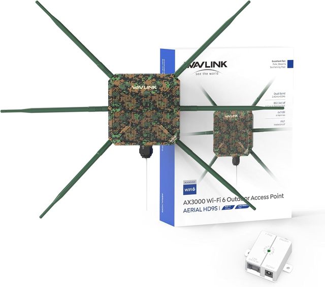 2026 Greenwood Mesh WiFi Access Point Long Range AP Wireless WiFi Extender Signal Booster Outdoor WAVLINK AX3000