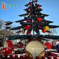 Parc d'attractions sur le thème de Noël, équipement de divertissement pour arbre de Noël, parc de tourisme culturel, structure de jeu à thème de Noël