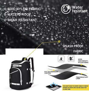 Échantillon gratuit Sac de rangement pour bottes de ski imperméable Résistant à l'usure Casque anti-poussière Sac à dos de protection multifonctionnel Sac de ski - Product Image 2