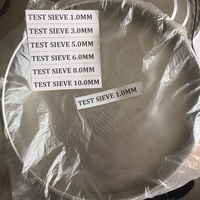 Tamis de test perforé pour le classement des grains de café, maille perforée de 1 mm à 5 mm pour l'utilisation en laboratoire d'analyse des sols