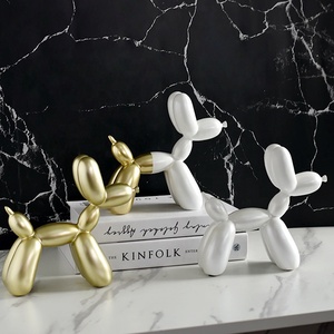 Articoli di Lusso per Arredamento Casa, Statua Scultura Moderna a Forma di Cane Palloncino per Soggiorno - Product Image 3