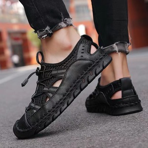 Sandalias de Playa al por Mayor 2021, Zapatos de Vestir Transpirables para Hombre, Zapatos de Cuero para Hombre, Sandalias Planas - Product Image 4
