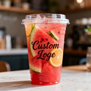 Vasos Desechables <span class=keywords><strong>de</strong></span> Plástico para Mascotas BSBH al por Mayor con Logotipo Personalizado, Vasos Transparentes con Tapas para Té <span class=keywords><strong>de</strong></span> Burbujas, Café y Refrescos - Product Image 1