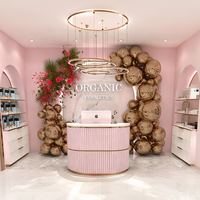 Présentoir Usine One-Stop Design Intérieur Luxe Style Artistique Organique Cosmétique Magasin Vitrine